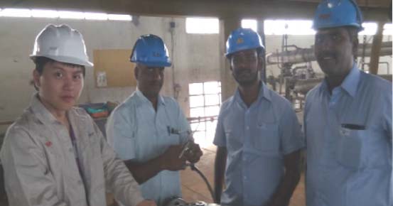 Deuxième usine de suphonation 6tph de WEIXIAN en Inde