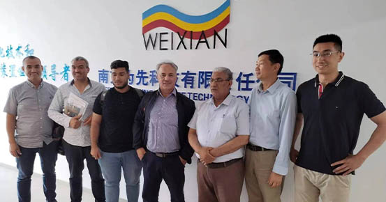 Weixian accueille le premier groupe de clients d'Afrique du Nord-Ouest