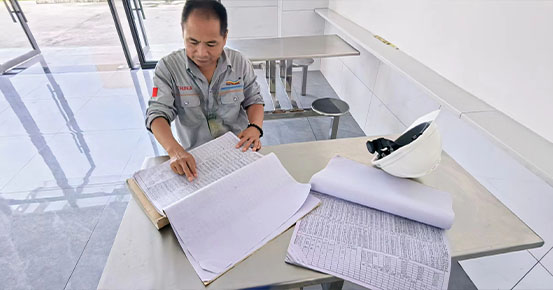 Service technique après-vente de l'usine de sulfonation 7,5 tph de WEIXIAN 2