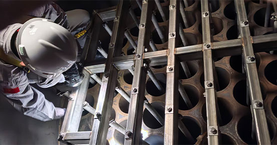 Remplacement d'un ESP de 6 tonnes : mise en service sur site par nos experts