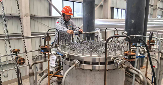 Un autre sulfoneur de 7,5 tph à 178 tubes mis en service avec succès – Garantir la qualité à grande échelle